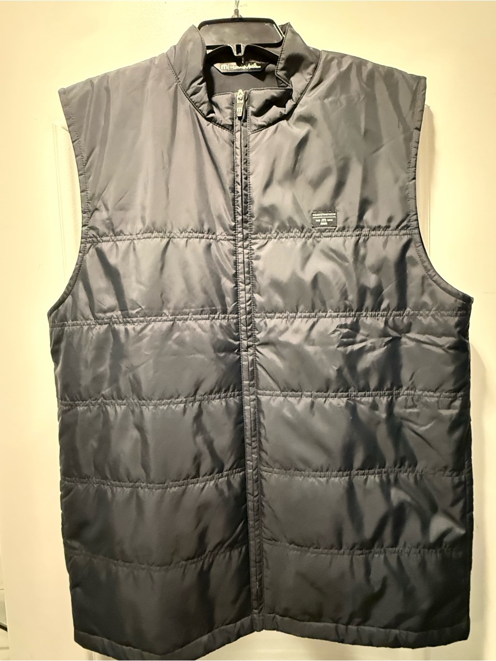 Travis Matthew Navy Quilted Puffer Vest